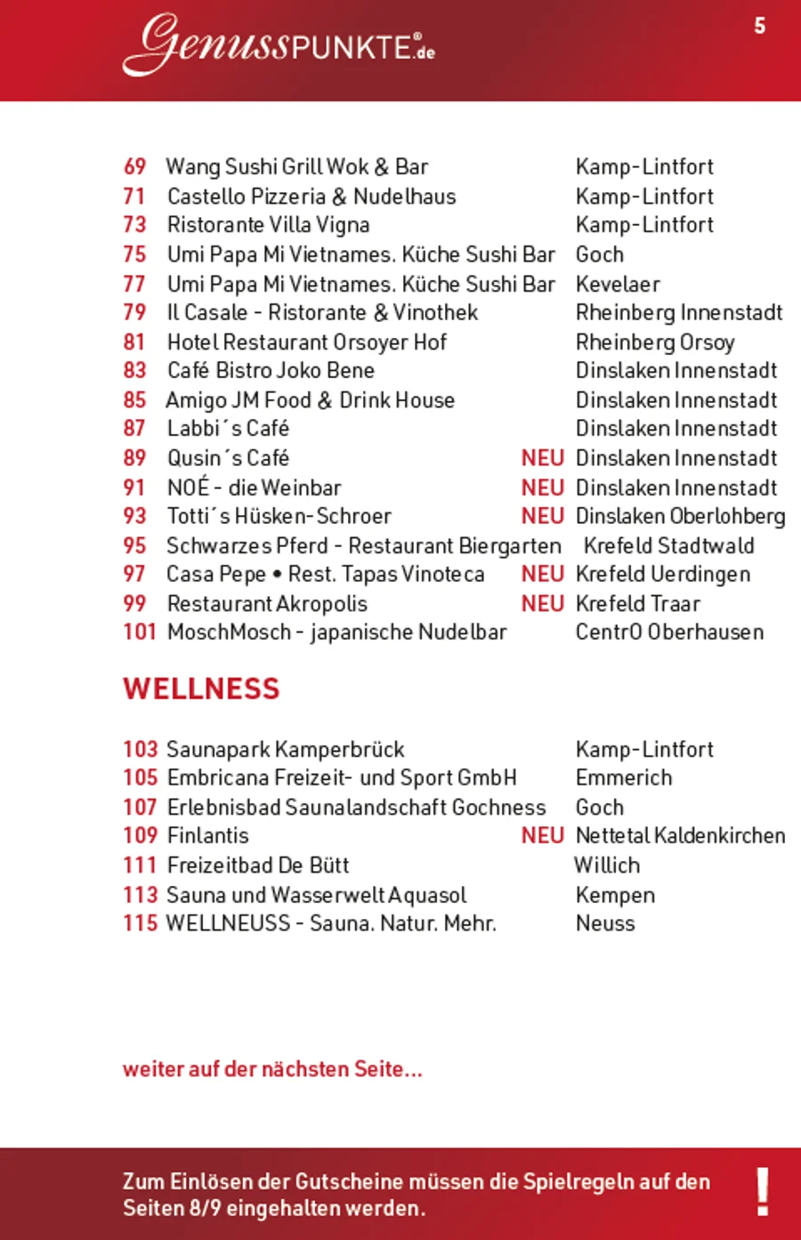 Gutscheinbuch GenussPUNKTE Duisburg - Ausgabe 2027 Gutscheinbuch GenussPUNKTE Duisburg - Ausgabe 2027