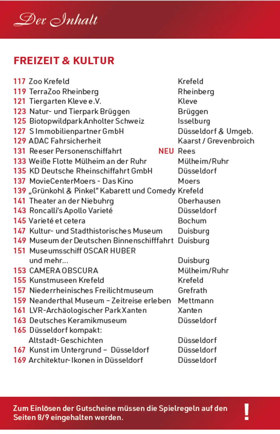 Gutscheinbuch GenussPUNKTE Duisburg - Ausgabe 2027 Gutscheinbuch GenussPUNKTE Duisburg - Ausgabe 2027
