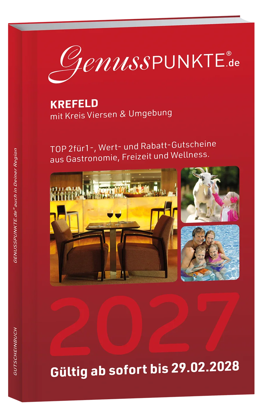 Gutscheinbuch Krefeld mit Kreis Viersen 2027
