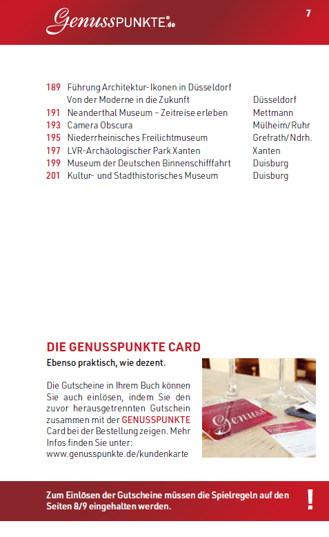 Gutscheinbuch Düsseldorf 2026 Gutscheinbuch Düsseldorf 2026