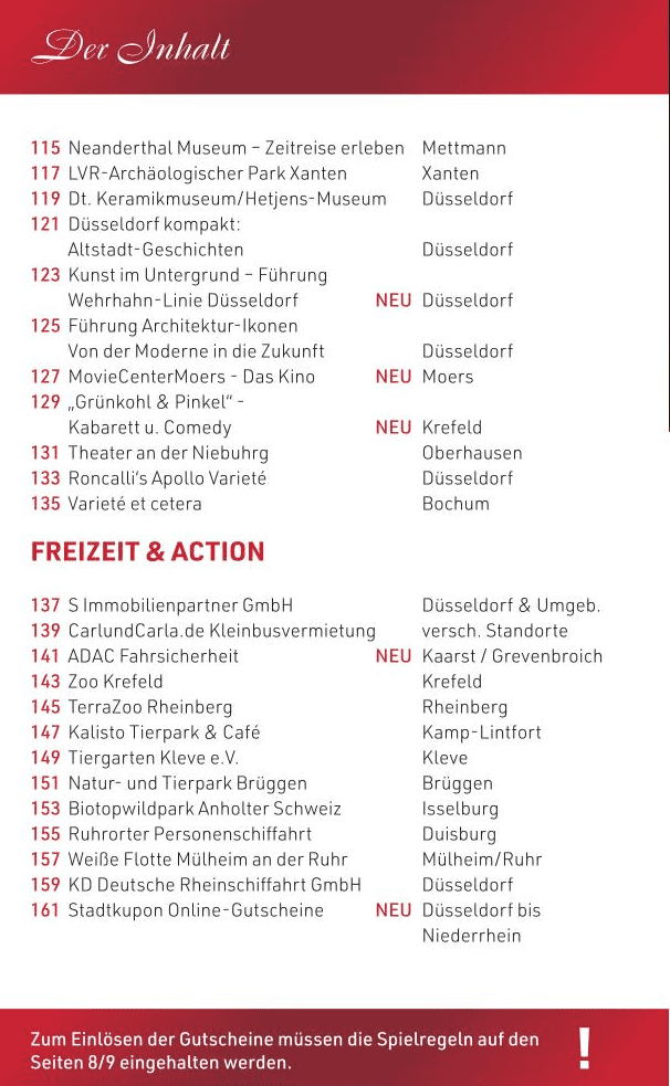 Sparangebot 2 x Gutscheinbuch GenussPUNKTE Duisburg - Ausgabe 2026