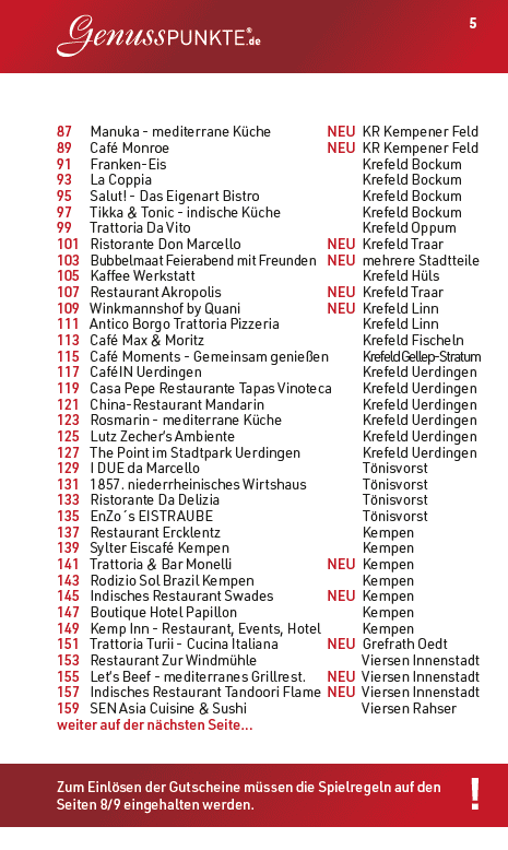 Gutscheinbuch Krefeld mit Kreis Viersen 2027 Gutscheinbuch Krefeld mit Kreis Viersen 2027